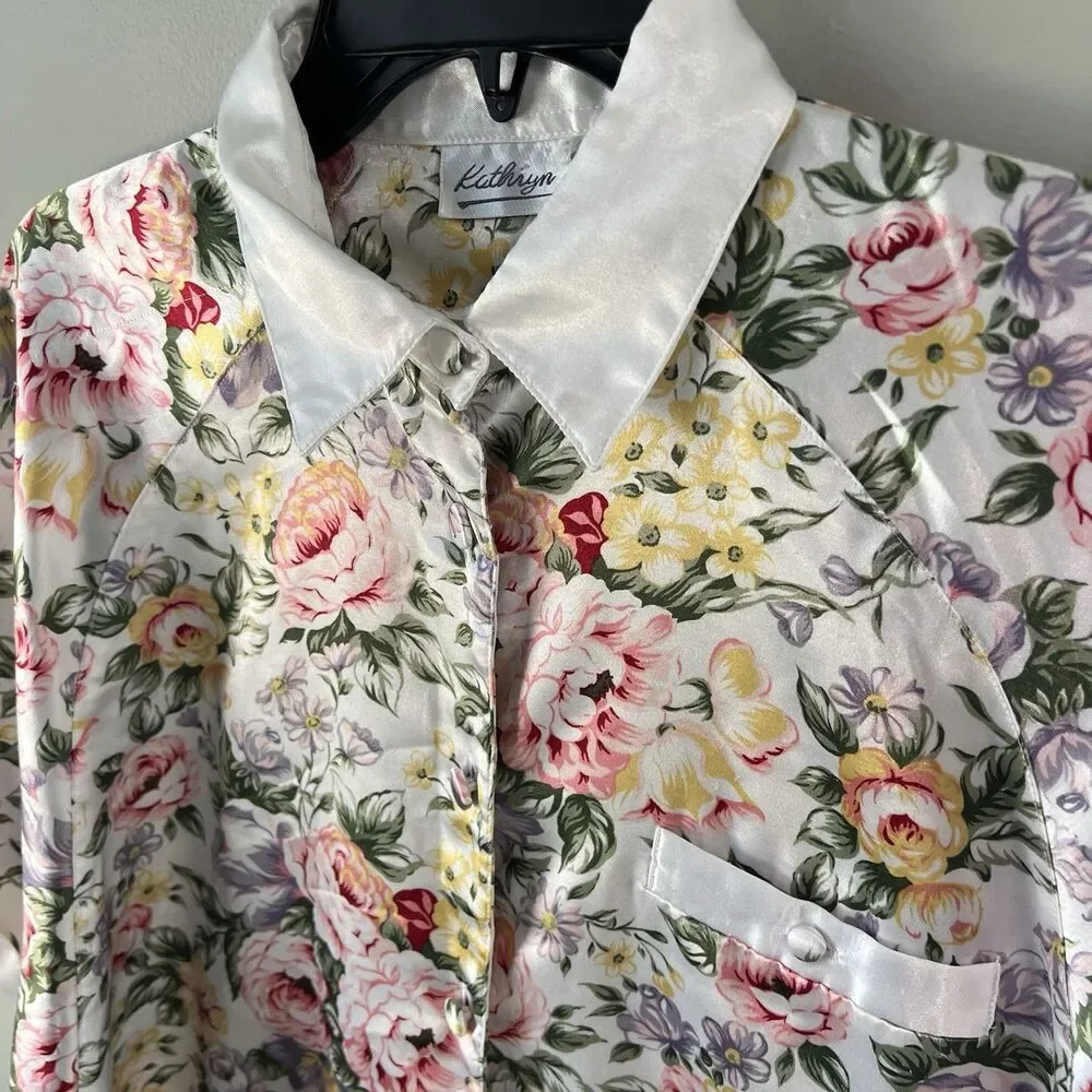 Kathryn floral satin